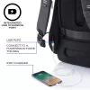 Mugursoma XDDESIGN Bobby Hero Small, pretaizdzīšanas, 11,5 L, planšetdators līdz 12,9 collām, PET/putas, melna