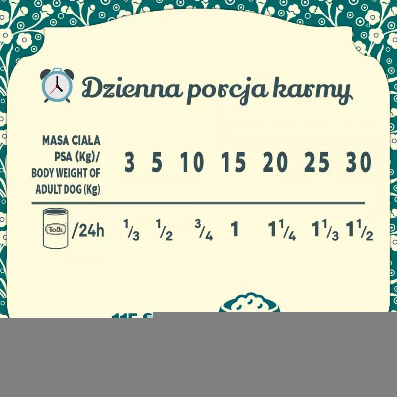FOLK Garšīga Mazūrijas stirnas gaļa - slapjā suņu barība - 800 g