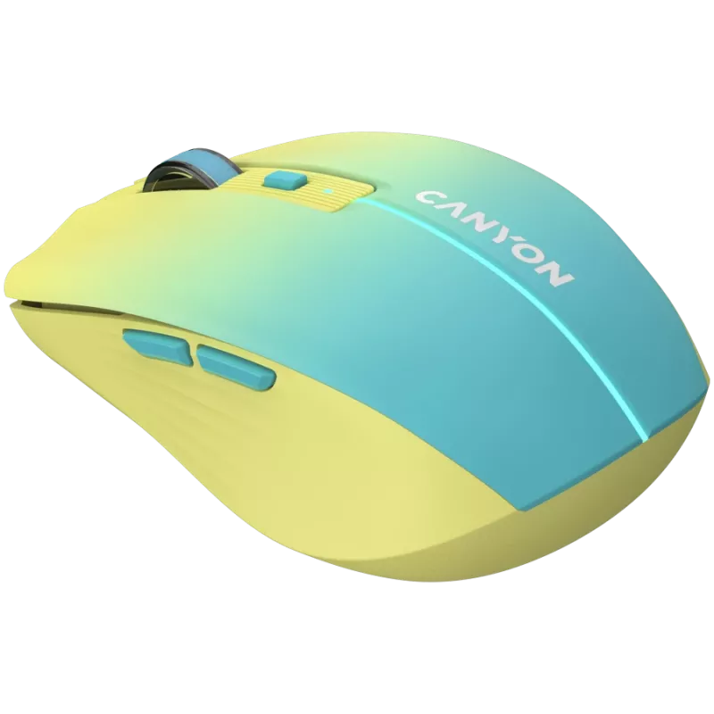 CANYON pele MW-44 bezvadu uzlādējama dzelteni zila