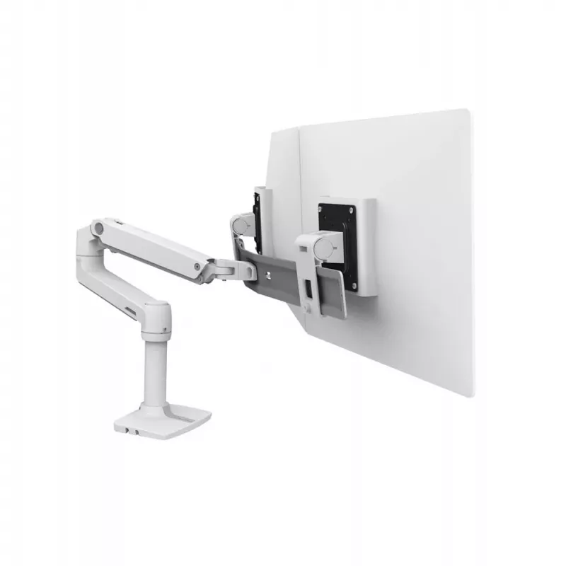 Galda stiprinājums Ergotron LX Series Dual Direct Arm 63.5 cm (25 collas) Balts