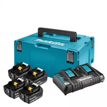 Makita 198091-4 bezvada instrumenta akumulators / lādētājs Akumulatora un lādētāja komplekts