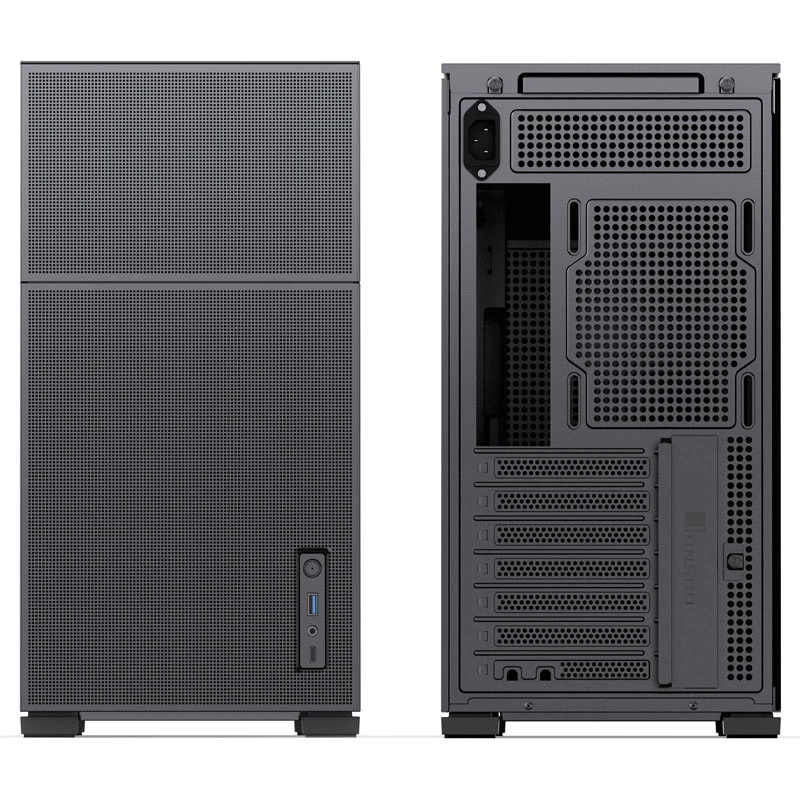 Jonsbo D41 Mesh Standard ATX datora korpuss – melns, rūdītais stikls