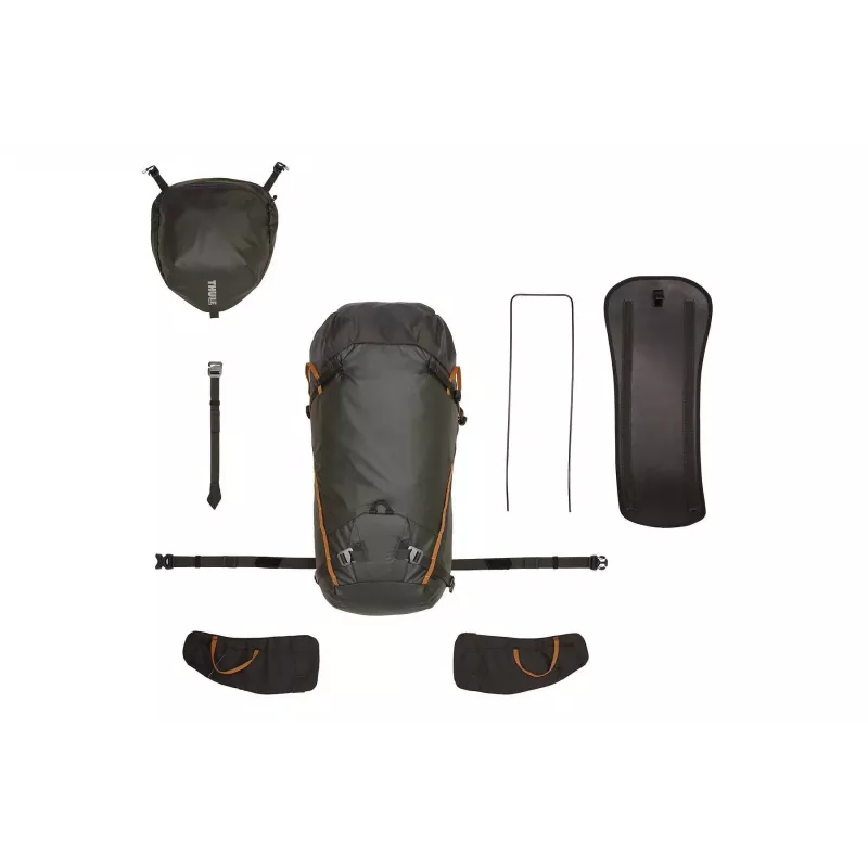 Thule | Stir Alpine, 40L | Pārgājienu mugursomas | Obsidiāns | Plecu siksna
