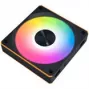 120mm Lian Li UNI FAN CL Wireless Reverse Melns — modelis 12RCL1W1B, magnētiskais savienotājs, modulārs RGB