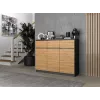 3D3S kumode 120x40x97 cm, antracīts/artisan