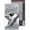 Colorino skiču mākslas komplekts 80118PTR — 12 daļu skiču zīmuļi un piederumi