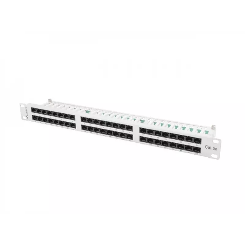 Plāksteru panelis 1U Lanberg PPU5-1048-S