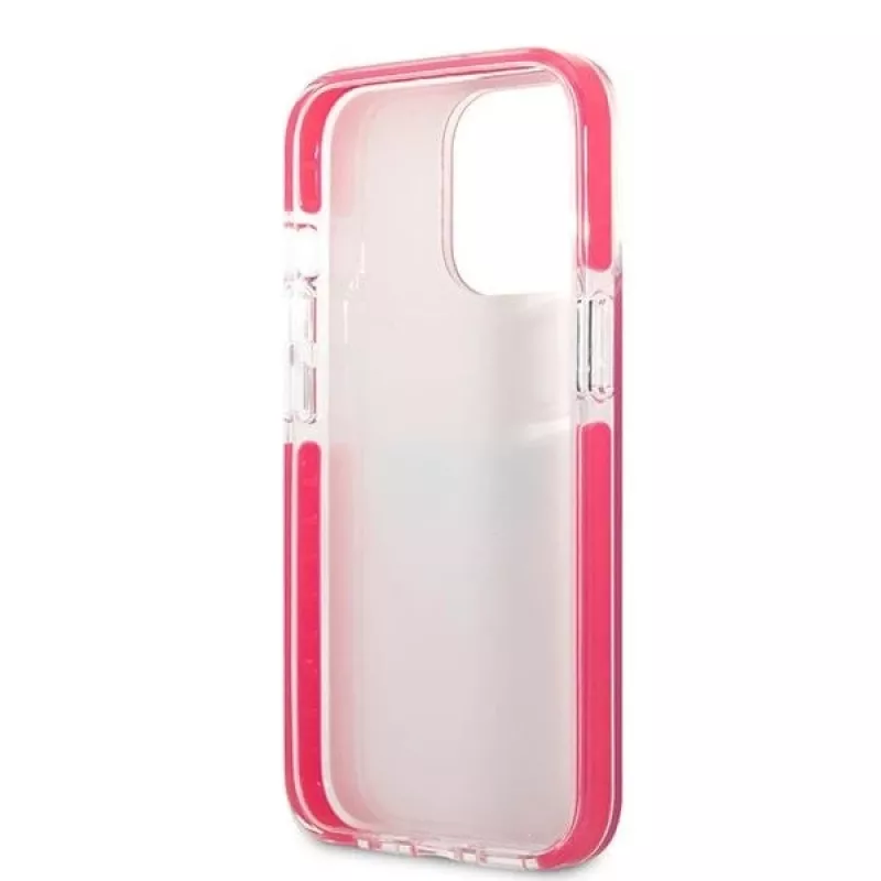 Karl Lagerfeld KLHCP13XTPECPI Iphone 13 Pro Max 6.7 ciets maciņš fuksijas krāsā/FUSCHIA Choupette Head