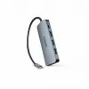 Dicota USB-C 8-in-1 Multi Hub 4K PD 100W sudraba