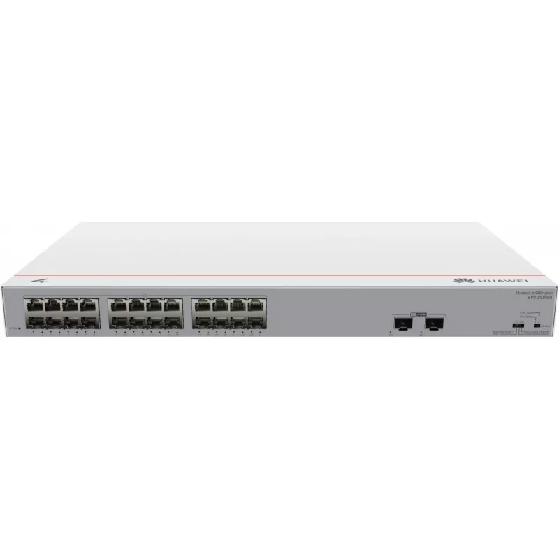 HUAWEI eKit S110 Series S110-24LP2SR Nepārvaldāms L2 Gigabit Ethernet (10/100/1000) Power over Ethernet (PoE) 1U Pelēks
