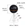 Portable fish finder deeper Smart Sonar PRO+ 2 sonar 675 kHz, 100 m range, 65×65×65 mm, Li‑Ion 950 mAh