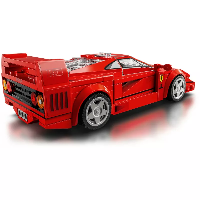LEGO Speed Champions Ferrari F40 Supercar būvējams transportlīdzeklis rotaļlieta modelis automašīna 9+ gadus veciem zēniem un meitenēm ar vadītāja minifigūru bērnu guļamistabai