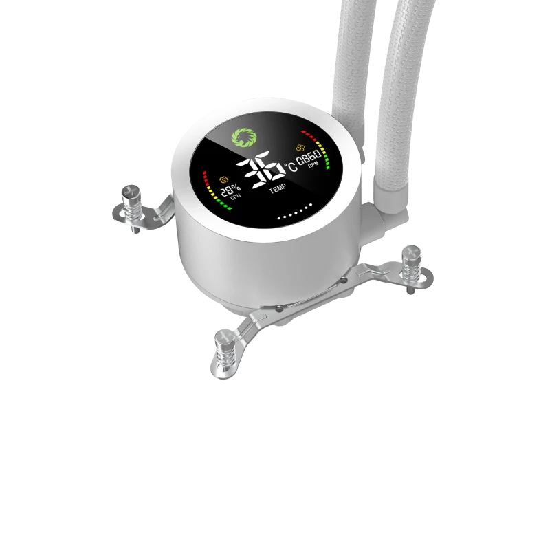 Gamemax | CPU Liquid cooler | ICEBURG 360 DIGITAL | balta