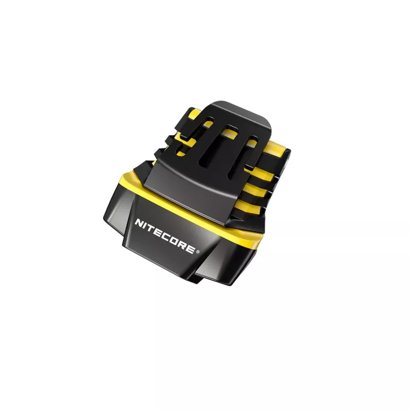Galvas lukturītis Nitecore NU11 — 150 lm, IPX5, USB uzlādējams, 41 g, dzeltens/melns