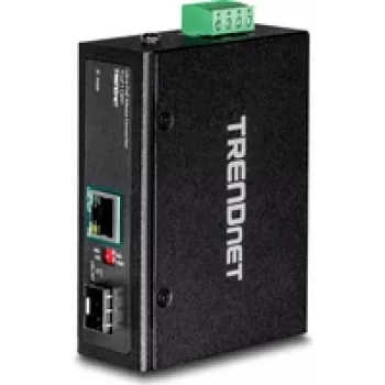 TRENDnet TI-UF11SFP - Mediju pārveidotājs - GigE - 10Base-T, 100Base-TX, 1000Base-T - RJ-45 / SFP (mini-GBIC) - līdz 40 km