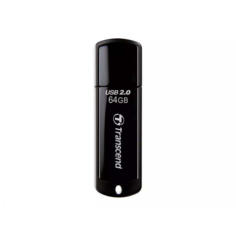 USB zibatmiņa Transcend JetFlash 350 64GB, USB 2.0, melna