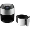 Tefal Easy Fry EY401D Single 4.2 L Brīvstāvošs 1500 W Karstā gaisa fritieris Melns, Nerūsējošais tērauds