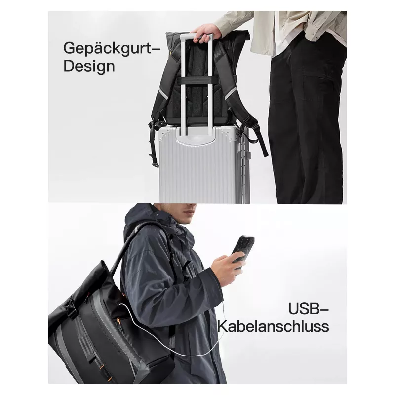 inateck piezīmjdatora mugursoma 15,6 BP01009 melna 22-26,8 L