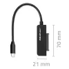 QOLTEC SATA adapteris 52269 2,5 collu diskam uz USB-C, atbalsta līdz 2TB