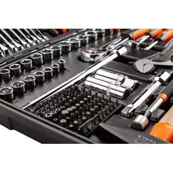 Instrumentu komplekts NEO tools 08-945 1/4 1/2 collas daudzpusīgs izturīgs