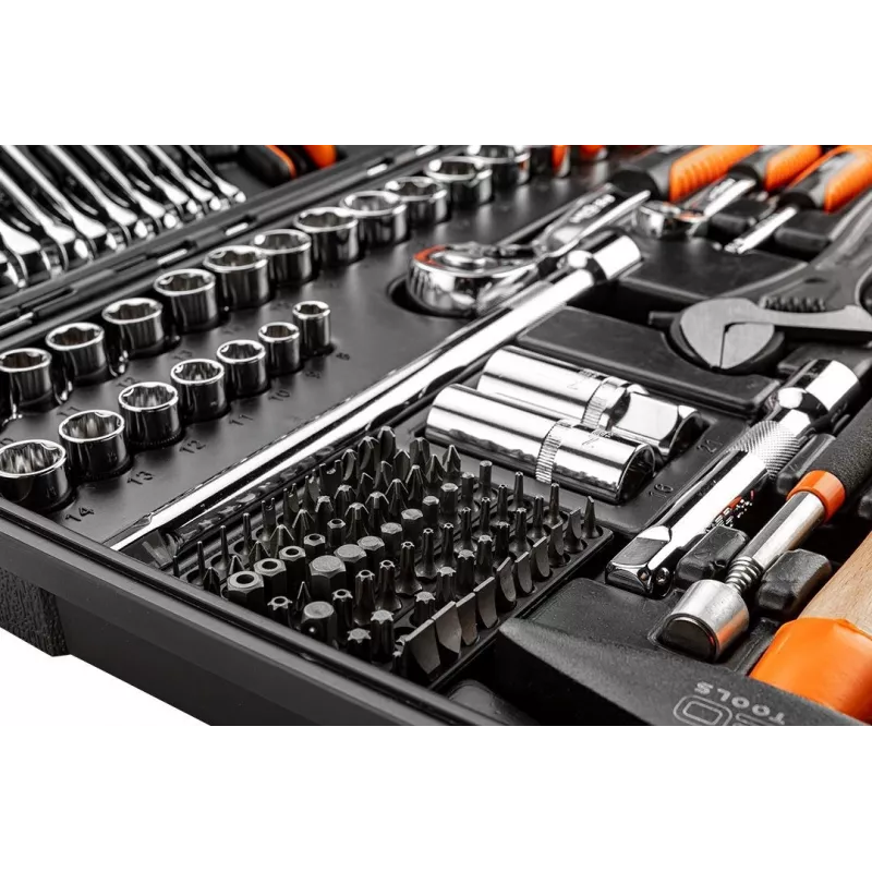 Instrumentu komplekts NEO tools 08-945 1/4 1/2 collas daudzpusīgs izturīgs