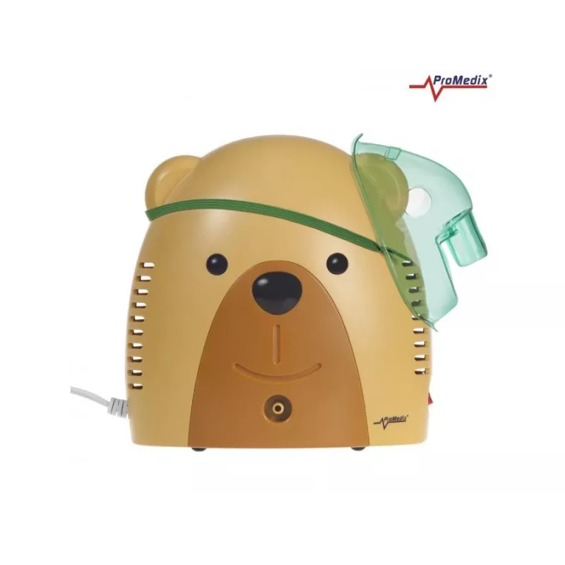 Promedix inhalators bērniem, lācītis, nebulizatora komplekts, maskas, filtri, PR-811