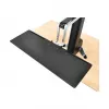Multivides statīvs ERGOTRON WorkFit-S Single HD ar Worksurface+ — Melns, augstuma regulēšana 58 cm, maks. slodze 13,2 kg, ekrāniem līdz 30 collām