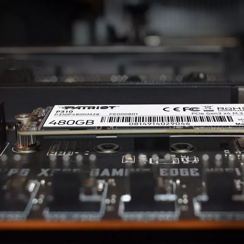 SSD disks Patriot Memory 480 GB M.2 PCI Express 3.0 NVMe P310
