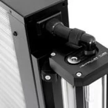 Radiatora cauruļu adapteris Watercool MO-RA IV Heatkiller Tube Adapter – melns