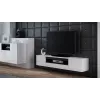 Cama TV statīvs VIVA 180 balts/balts glancēts + melns