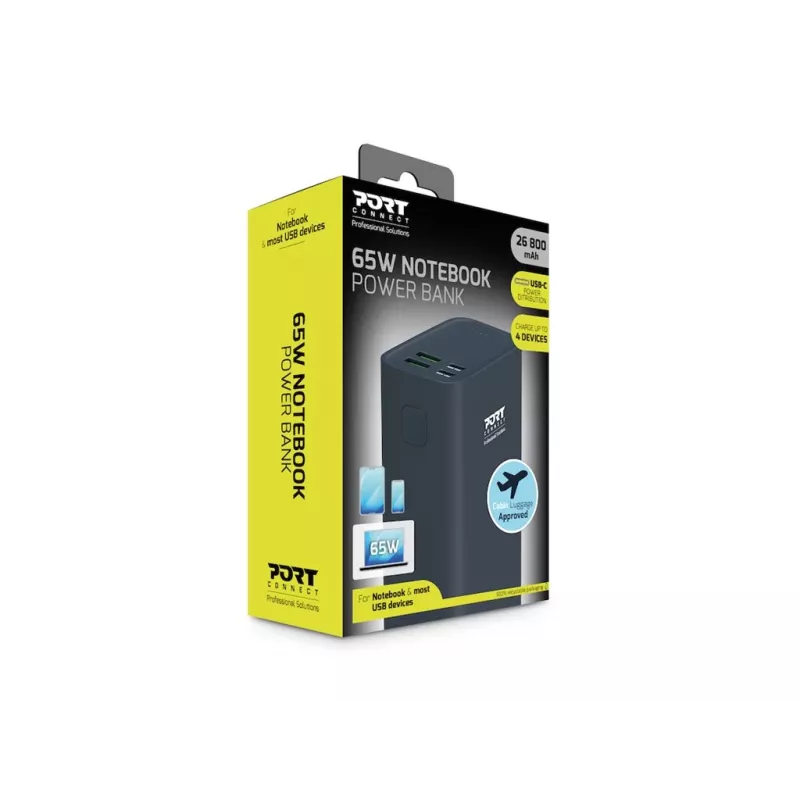 PORT CONNECT ārējais USB-C akumulators PD | 26800 mAh | Zils