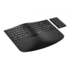HP 960 ergonomiskā bezvadu tastatūra, pilna izmēra (100%), bezvadu, RF bezvadu + Bluetooth, membrānas, melna