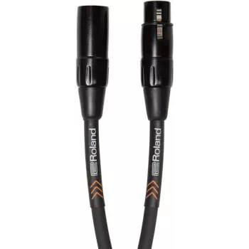Mikrofona kabelis Roland RMC-B20 — simetrisks, augstas kvalitātes XLR savienotāji, 3 kontaktu līdzsvarots audio kabelis