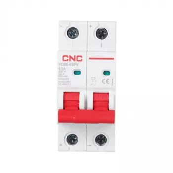 Minimagnētiskais slēdzis HiSmart NV821662 2-polu 63A 500V DC