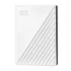 Western Digital WD My Passport 5TB Balts USB3.0 / 2,5 inch, 19,15 mm / 256 bitu šifrēšana / WD Backup / Balts (WDBPKJ0050BWT-WESN)