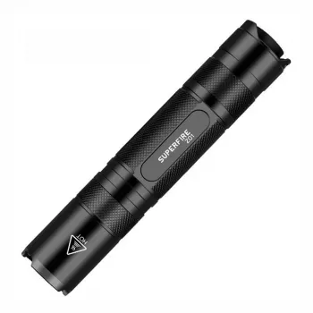 UV lukturītis Superfire Z01 365 nm USB — rokas UV lampa ar 365nm viļņa garumu, uzlādējama caur USB