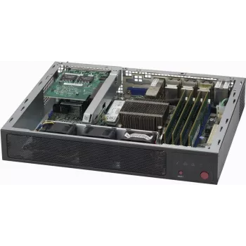 Super Micro Supermicro SCE300 - Rack - piestiprināms statīvā - 1U - FlexATX - Melns (CSE-E300)