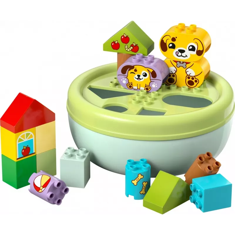 Konstrukciju rotaļlieta LEGO DUPLO Formu šķirotājs Kucēna māja 10441, 17 gabali, vecumam no 1½ līdz 5 gadiem