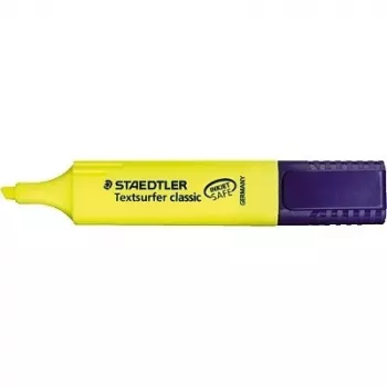 Marķieris Staedtler 364-1 ar kaltveida uzgali dzeltens