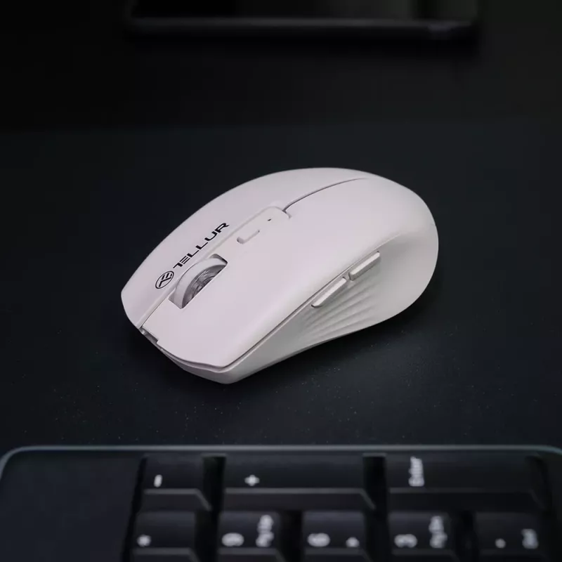 Tellur Silent Click Wireless pele Balts