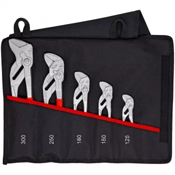 KNIPEX 5 knaibles-uzgriežņu atslēgu komplekts 125/150/180/250/300mm