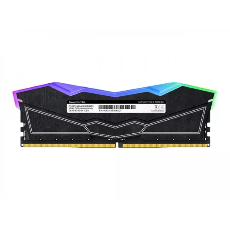 DIMM 32 GB DDR5-6000 (2x 16 GB) Dual-Kit, Memory Melns, FF3D532G6000HC38ADC01, Delta RGB, INTEL XMP