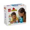 LEGO DUPLO Vannas laika komplekts 10413 — peldēšanās tematikas rotaļu komplekts mazuļiem, 15 gab., ieteicamais vecums 1,5+
