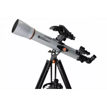 Celestron StarSense Explorer 70 LT Refraktora teleskops 70x melns, pelēks