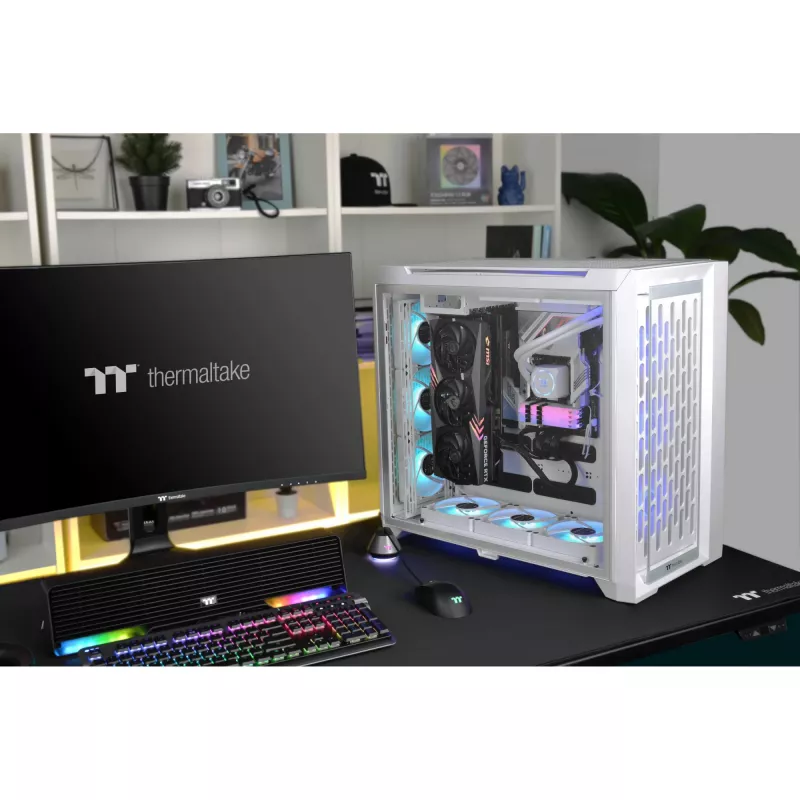 Korpuss CTE T750 Full Tower ARGB TG Snow