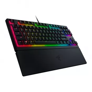 Razer Ornata V3 Tenkeyless tastatūra Gaming USB QWERTZ Melna