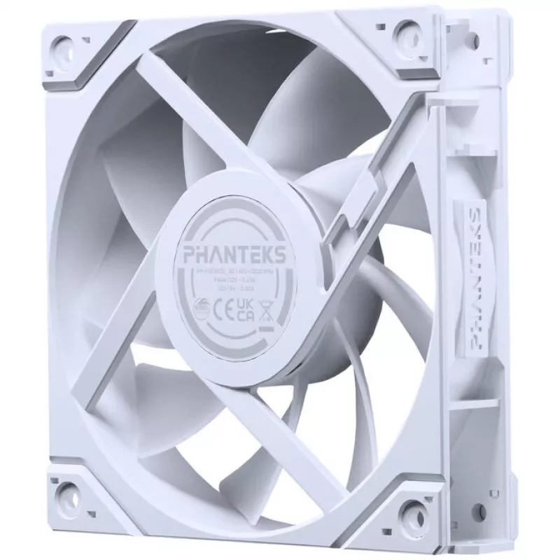Phanteks M25 Gen2 120mm PWM ARGB korpusa ventilators - balts