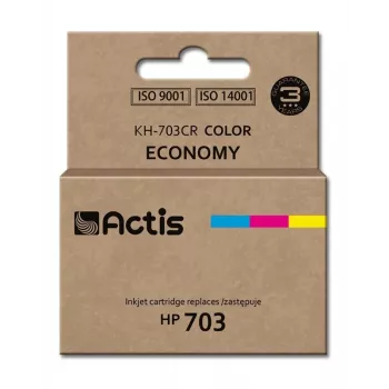 ACTIS KH-703CR Tinte (HP 703 CD888AE nomaiņai; standarta; 12 ml; krāsu)