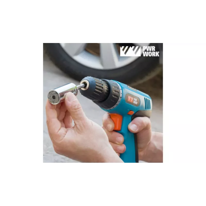Universālā uzgriežņatslēga PWR Work regulējama modelis izturīga