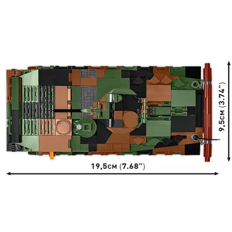 Bloku komplekts Cobi Armed Forces BWP-1 2630 — Polijas/Ukrainas amfībijas kājnieku kaujas mašīnas modelis